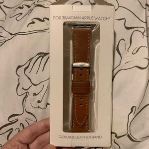 NEW leather Apple Watch band!